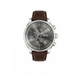 Horlogeband Hugo Boss HB-297-1-14-2956 / HB659302764 / 659303072 Leder Donkerbruin 22mm