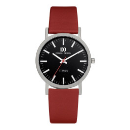 Horlogeband Danish Design IQ21Q199 Leder Rood 18mm