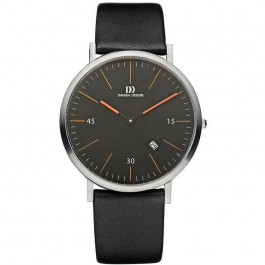 Horlogeband Danish Design IQ23Q827 Leder Zwart 20mm