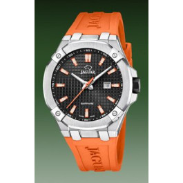 Horlogeband Jaguar J1010-1 Rubber Oranje 18mm