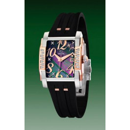 Horlogeband Jaguar J648-2 Rubber Zwart 18mm