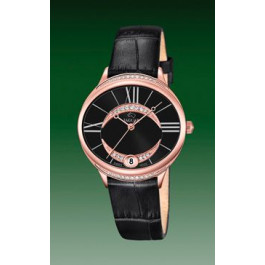 Horlogeband Jaguar J804-3 Leder Zwart