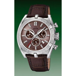 Horlogeband Jaguar J857-6 Leder Bruin 3mm