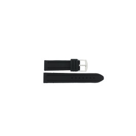Horlogeband Universeel JD013 Silicoon Zwart 28mm