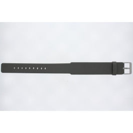Horlogeband Jacob Jensen JJ252 Onderliggend Leder Grijs 22mm