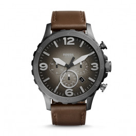 Horlogeband Fossil JR1424 / 134xxxx / 25xxxx Leder Bruin 24mm