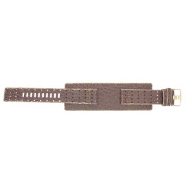 Horlogeband Fossil JR9040 Onderliggend Leder Bruin 22mm