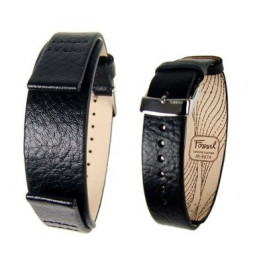 Horlogeband Fossil JR9674 Onderliggend Leder Zwart 18mm