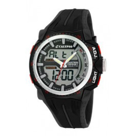 Horlogeband Calypso K5539-1 Rubber Zwart