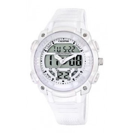 Horlogeband Calypso K5601-01 Rubber Wit