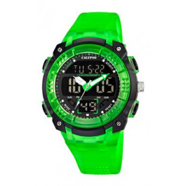 Horlogeband Calypso K5601-3 Rubber Groen