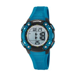 Horlogeband Calypso K5728-6 Kunststof/Plastic Lichtblauw