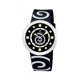 Horlogeband Calypso K6051-2 Rubber Zwart
