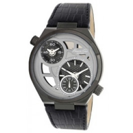 Horlogeband Kenneth Cole KC1777 Leder Zwart