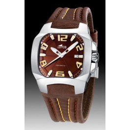 Horlogeband Lotus 15507-5 / 15502-8 Leder Bruin 18mm