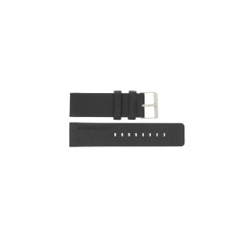 Horlogeband Rolf Cremer LB110.01 / Arch Leder Zwart 24mm