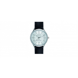 Horlogeband Maurice Lacroix LC1118-SS001-130-1 Leder Zwart 20mm