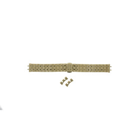 Horlogeband Seiko SXB434P1 / 7N89-0AY0 / M0Z6111K0 Staal Doublé 16mm