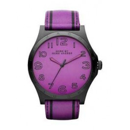 Horlogeband Marc by Marc Jacobs MBM1232 Leder Paars 22mm