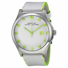 Horlogeband Marc by Marc Jacobs MBM1247 Leder Wit
