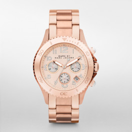 Horlogeband Marc by Marc Jacobs MBM3156 Staal Rosé