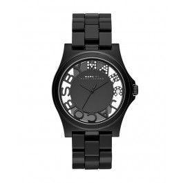 Horlogeband Marc by Marc Jacobs MBM4572 Kunststof/Plastic Zwart 20mm