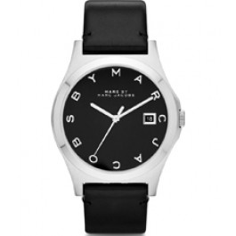 Horlogeband Marc by Marc Jacobs MBM9032 Leder Zwart 20mm