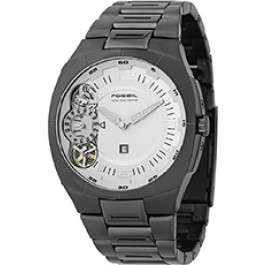 Horlogeband Fossil ME1015 Roestvrij staal (RVS) Zwart 22mm