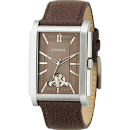 Horlogeband Fossil ME1042 Leder Bruin 26mm