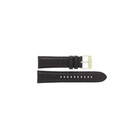 Horlogeband Fossil ME1127 Leder Bruin 22mm
