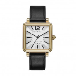 Horlogeband Marc by Marc Jacobs MJ1437 Leder Zwart 16mm