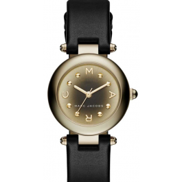 Horlogeband Marc by Marc Jacobs MJ1467 Leder Zwart 14mm