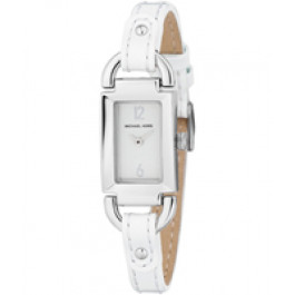 Horlogeband Michael Kors MK2106 Leder Wit 8mm