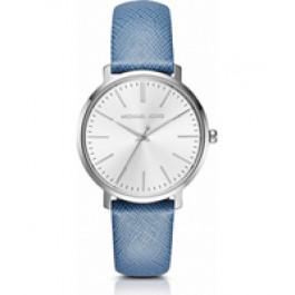 Horlogeband Michael Kors MK2495 Leder Blauw 18mm
