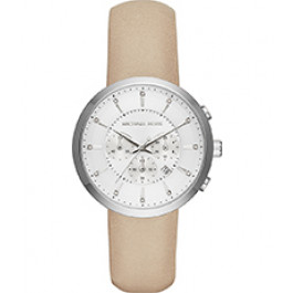 Horlogeband Michael Kors MK2564 Leder Beige 20mm