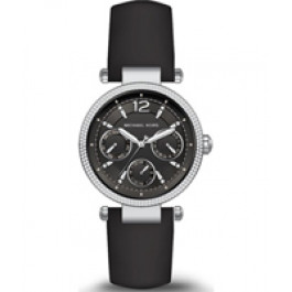 Horlogeband Michael Kors MK2566 Leder Zwart 16mm