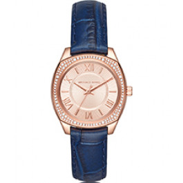 Horlogeband Michael Kors MK2593 Leder Blauw 16mm