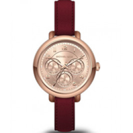 Horlogeband Michael Kors MK2614 Leder Bordeaux 12mm