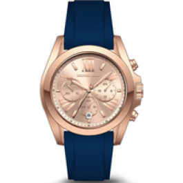 Horlogeband Michael Kors MK2650 Silicoon Blauw 22mm