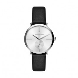 Horlogeband Michael Kors MK2658 Leder Zwart 16mm