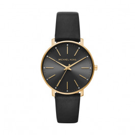 Horlogeband Michael Kors MK2747 Leder Zwart 18mm