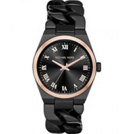 Horlogeband Michael Kors MK3415 Staal Zwart 24mm