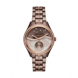 Horlogeband Michael Kors MK3757 Staal Bruin 18mm