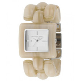 Horlogeband Michael Kors MK4164 Kunststof/Plastic Beige 29mm