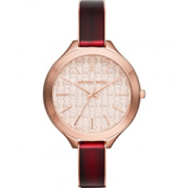 Horlogeband Michael Kors MK4310 Kunststof/Plastic Rood 12mm