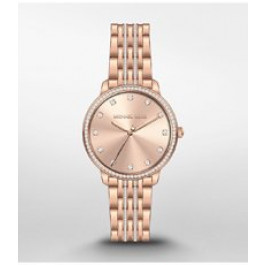 Horlogeband Michael Kors MK4369 Roestvrij staal (RVS) Rosé 16mm