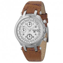 Michael Kors horlogeband MK5010 Leder Bruin + bruin stiksel
