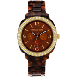 Horlogeband Michael Kors MK5086 Kunststof/Plastic Bruin 18mm