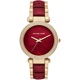 Horlogeband Michael Kors MK6427 Staal Rood 20mm