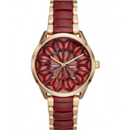 Horlogeband Michael Kors MK6524 Staal Rood 20mm